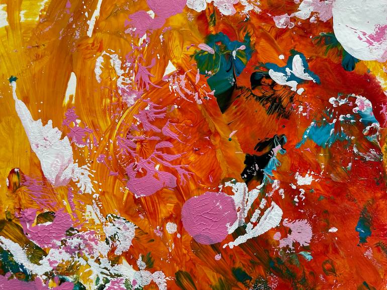 Original Abstract Expressionism Abstract Painting by Christel Haag