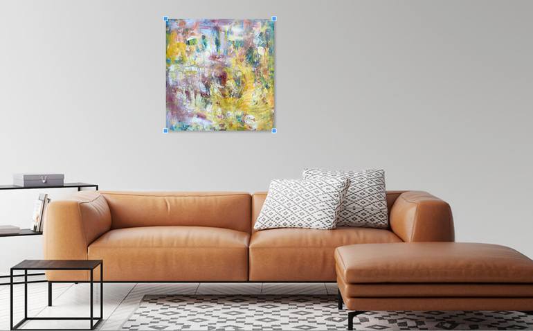 Original Abstract Expressionism Abstract Painting by Christel Haag