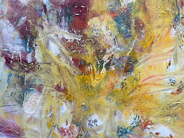 Original Abstract Expressionism Abstract Painting by Christel Haag