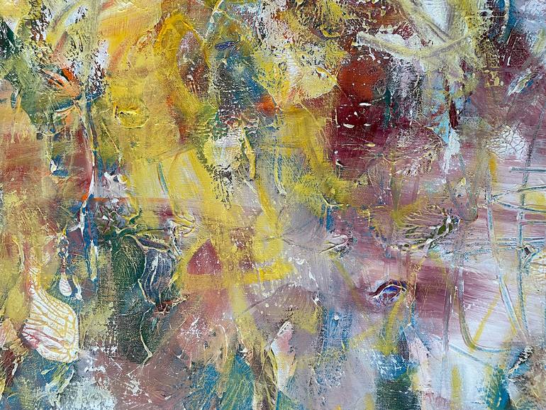 Original Abstract Expressionism Abstract Painting by Christel Haag