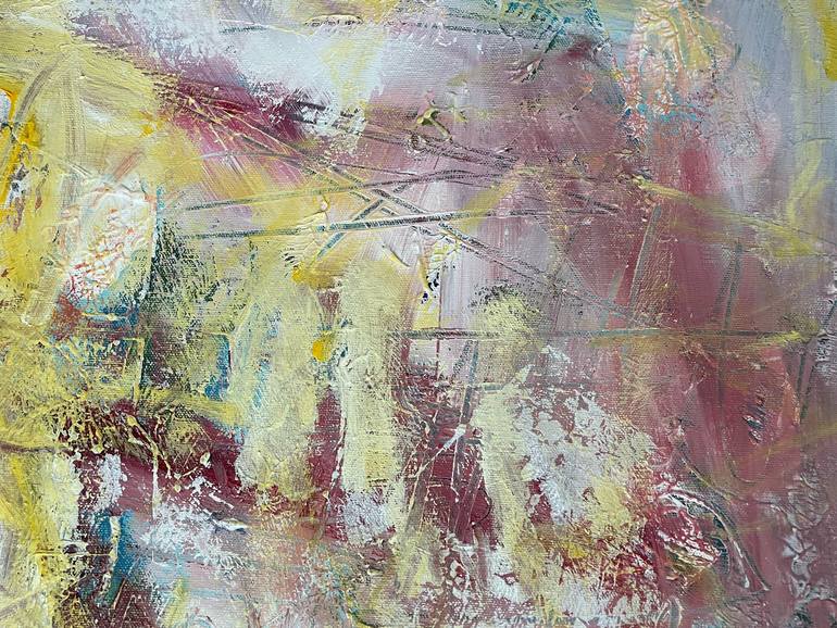 Original Abstract Expressionism Abstract Painting by Christel Haag