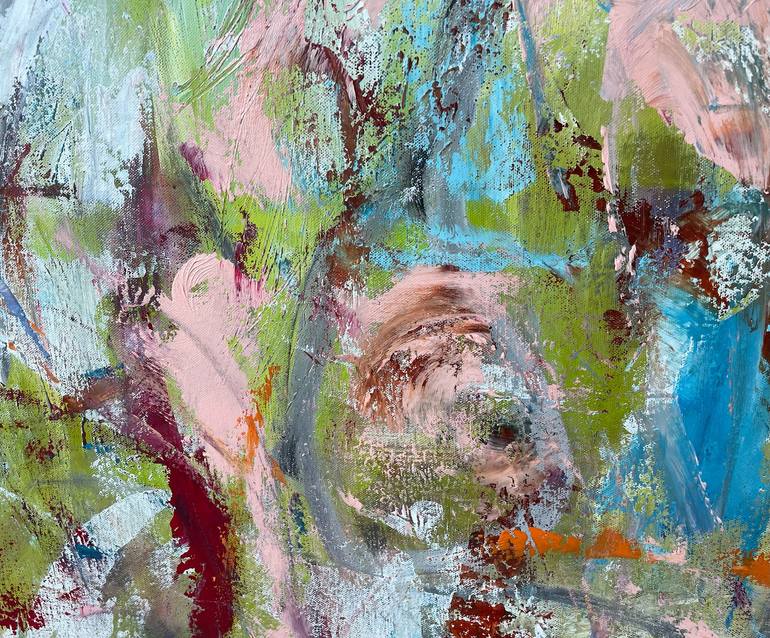 Original Abstract Expressionism Abstract Painting by Christel Haag