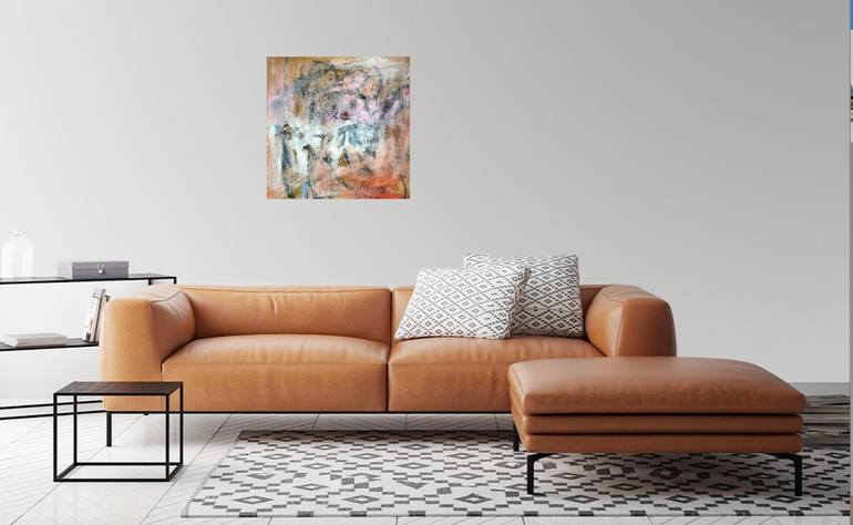 Original Abstract Expressionism Abstract Painting by Christel Haag