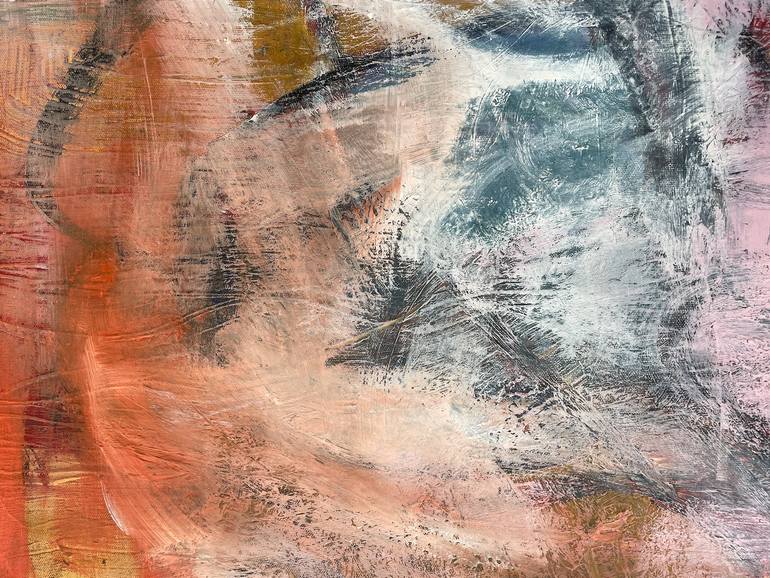 Original Abstract Expressionism Abstract Painting by Christel Haag