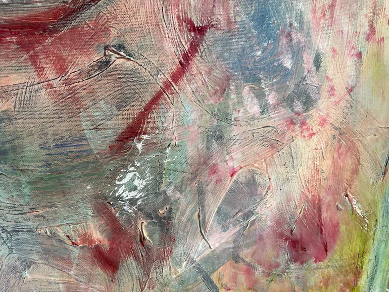 Original Abstract Expressionism Abstract Painting by Christel Haag