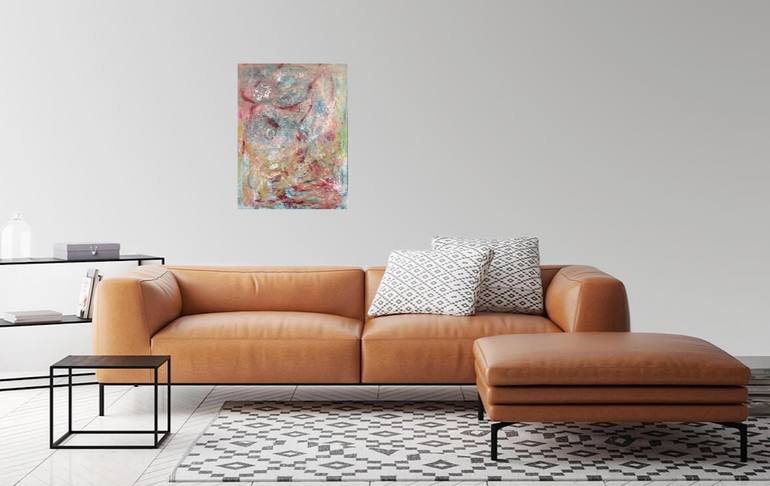 Original Abstract Expressionism Abstract Painting by Christel Haag