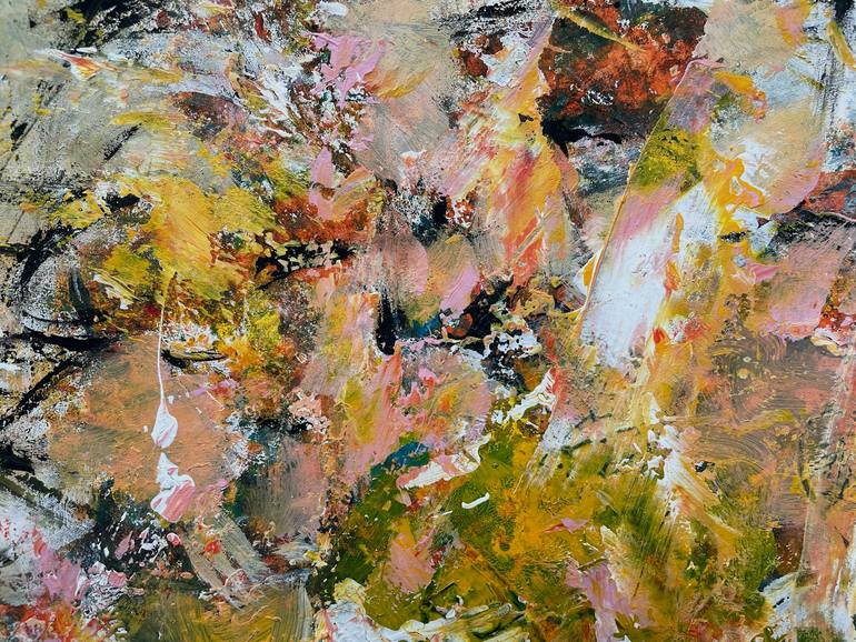 Original Abstract Expressionism Abstract Painting by Christel Haag