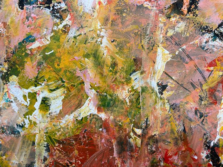 Original Abstract Expressionism Abstract Painting by Christel Haag