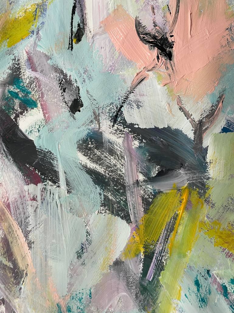Original Abstract Expressionism Abstract Painting by Christel Haag