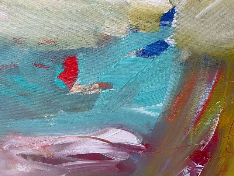 Original Abstract Expressionism Abstract Painting by Christel Haag