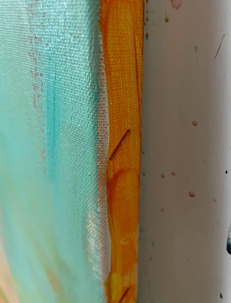 Original Abstract Expressionism Abstract Painting by Christel Haag