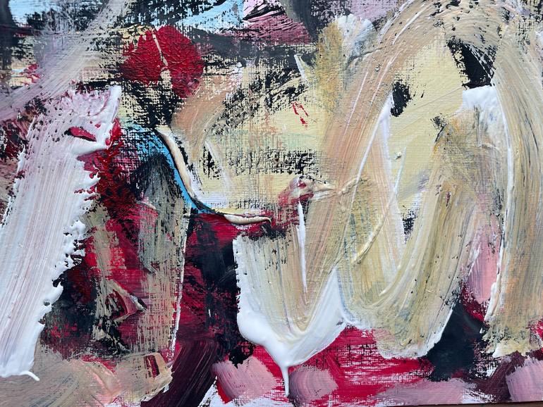 Original Abstract Expressionism Abstract Painting by Christel Haag