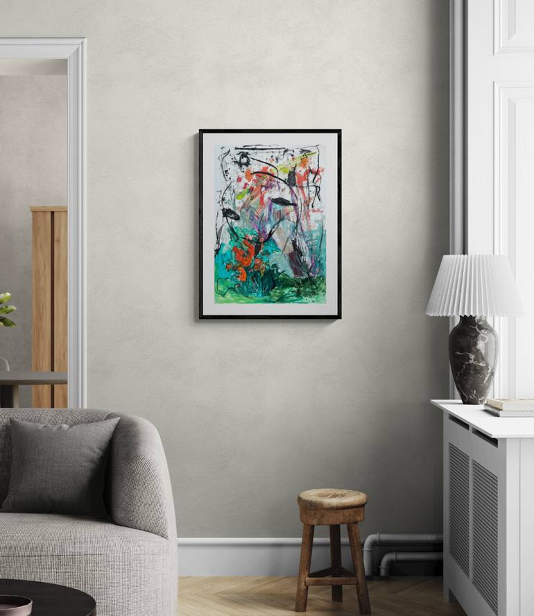 Original Contemporary Abstract Painting by Christel Haag