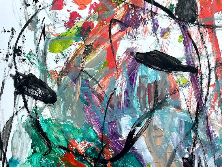 Original Contemporary Abstract Painting by Christel Haag