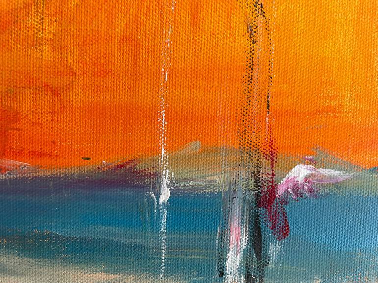 Original Abstract Expressionism Abstract Painting by Christel Haag