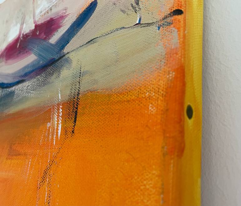 Original Abstract Expressionism Abstract Painting by Christel Haag