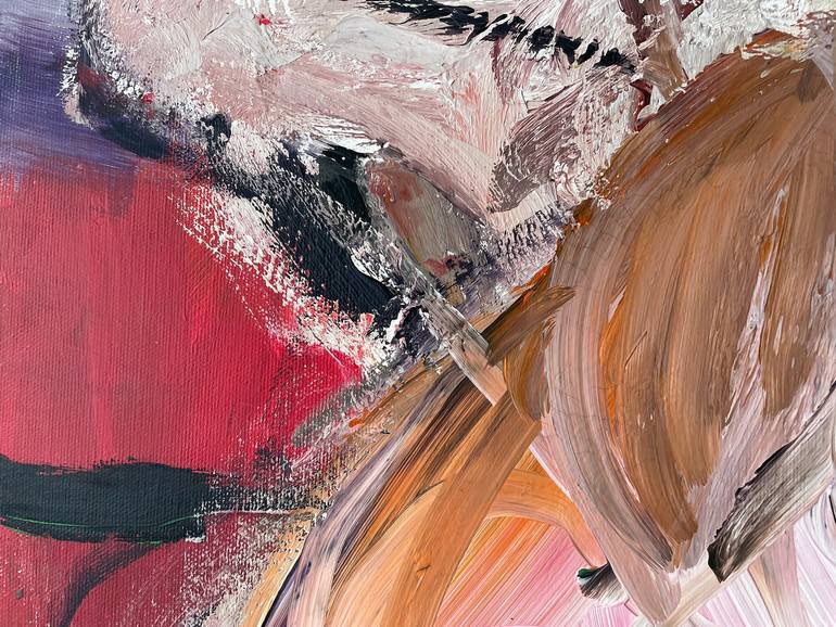 Original Abstract Expressionism Abstract Painting by Christel Haag