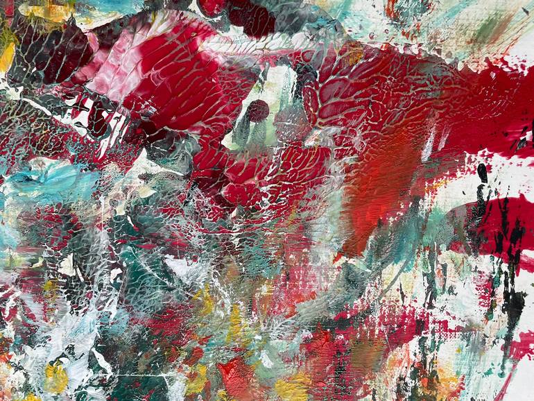 Original Abstract Expressionism Abstract Painting by Christel Haag