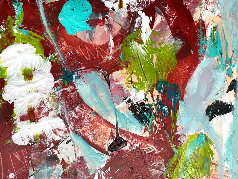 Original Abstract Expressionism Abstract Painting by Christel Haag