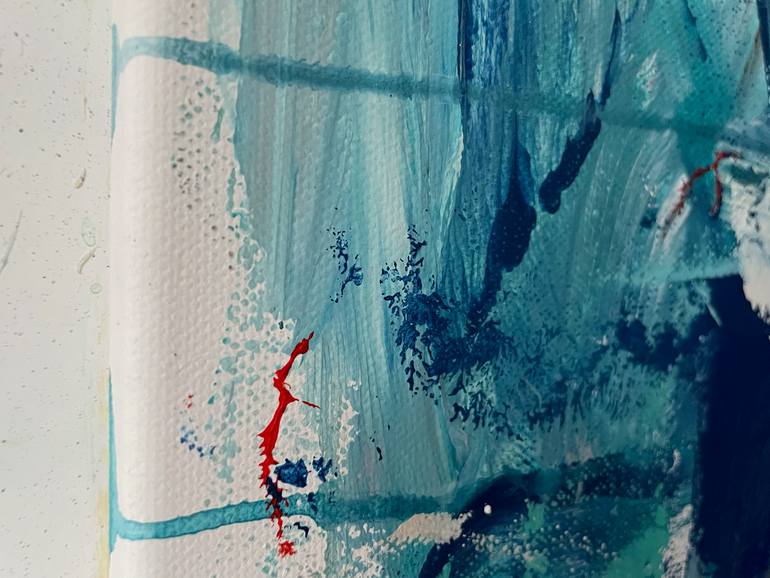 Original Abstract Expressionism Abstract Painting by Christel Haag