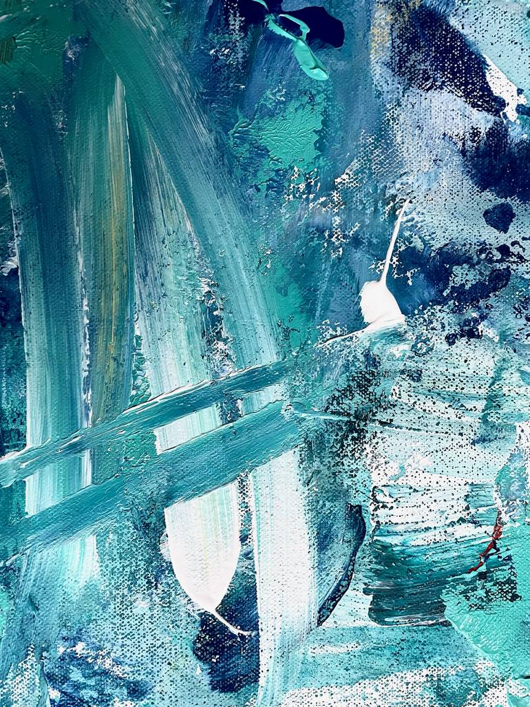 Original Abstract Expressionism Abstract Painting by Christel Haag
