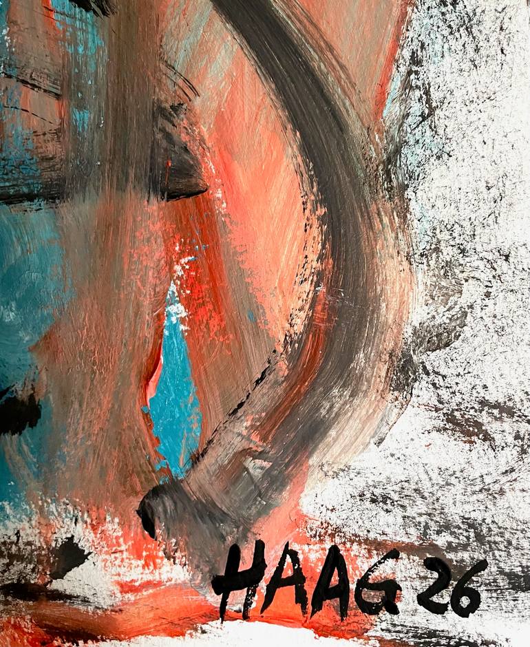 Original Contemporary Abstract Painting by Christel Haag