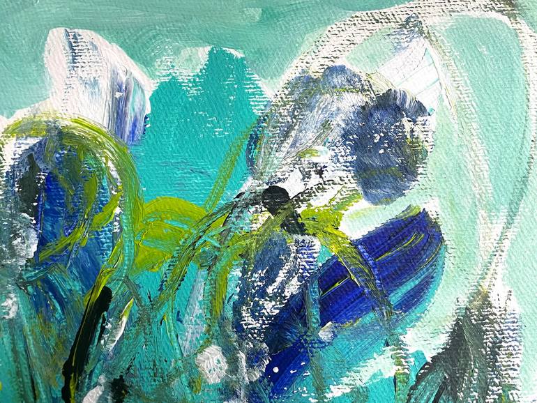 Original Abstract Expressionism Abstract Painting by Christel Haag