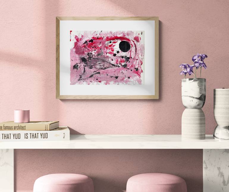 Original Abstract Expressionism Abstract Painting by Christel Haag