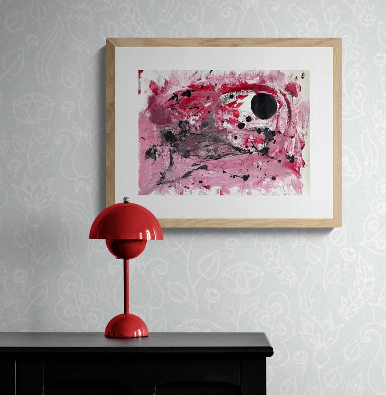 Original Abstract Expressionism Abstract Painting by Christel Haag