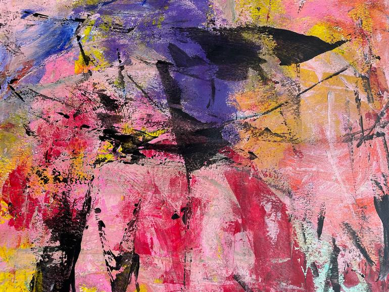 Original Abstract Expressionism Abstract Painting by Christel Haag