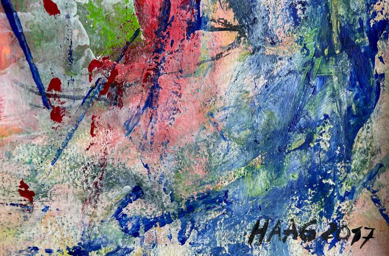 Original Contemporary Abstract Painting by Christel Haag