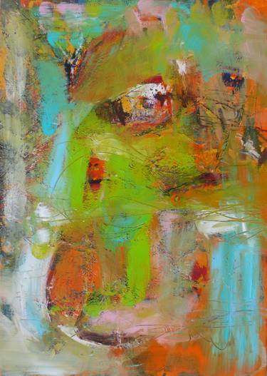 Original Expressionism Abstract Paintings by Christel Haag