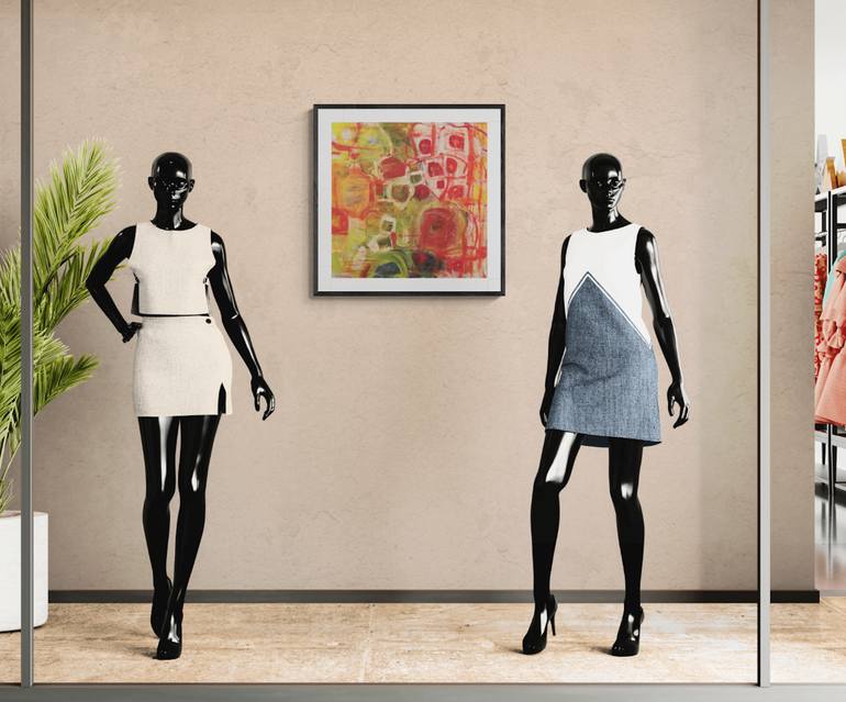 Original Expressionism Abstract Painting by Christel Haag