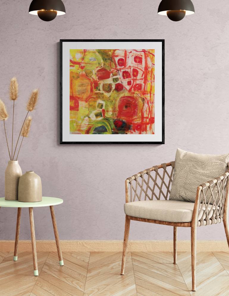 Original Expressionism Abstract Painting by Christel Haag