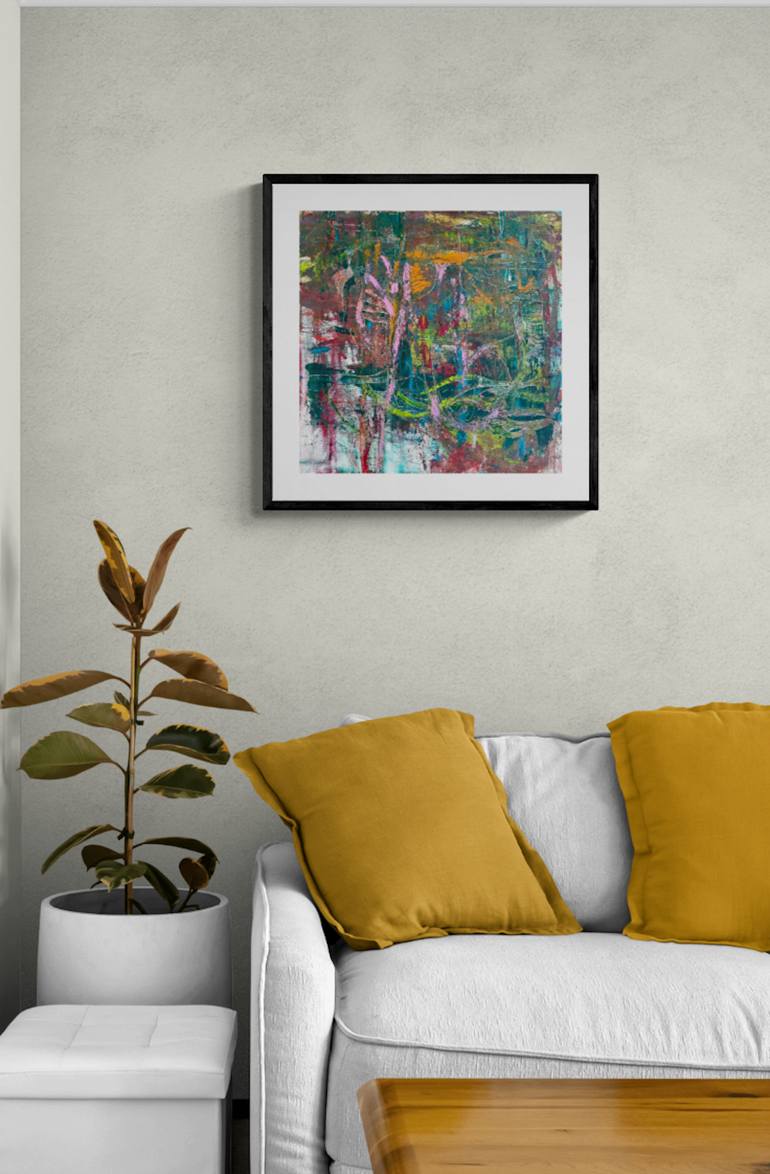 Original Expressionism Abstract Painting by Christel Haag
