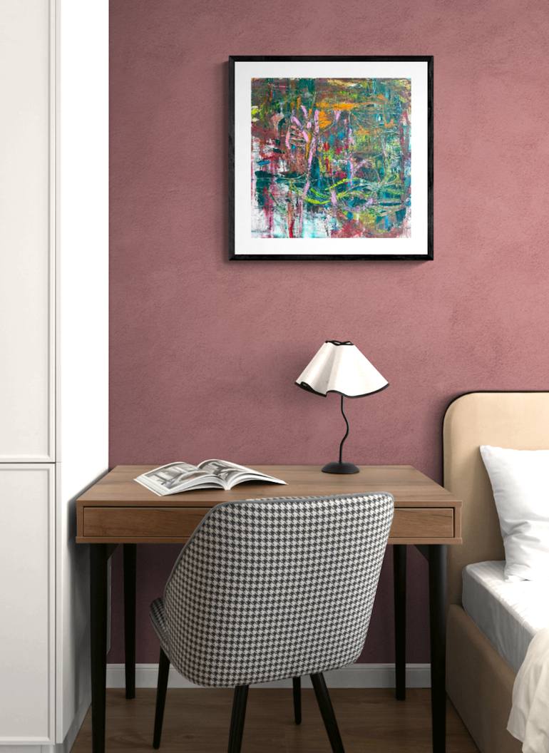 Original Expressionism Abstract Painting by Christel Haag