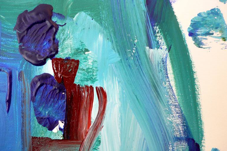 Original Abstract Seascape Painting by Christel Haag