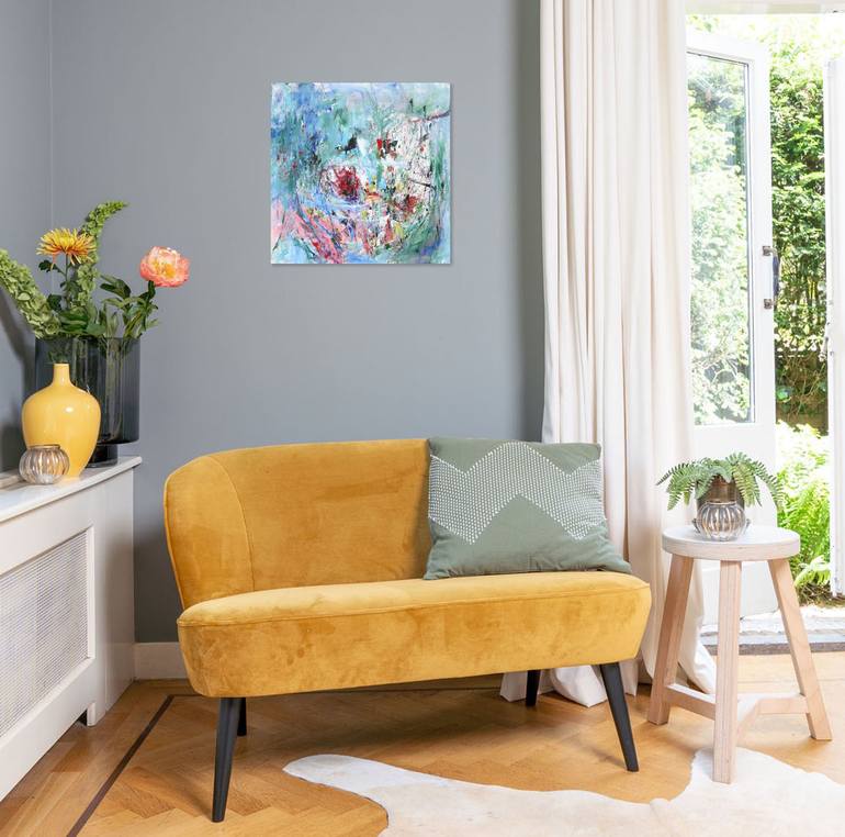 Original Modernism Abstract Painting by Christel Haag