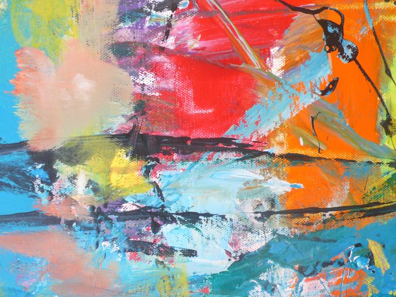 Original Abstract Painting by Christel Haag