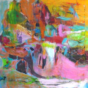 Original Abstract Expressionism Abstract Paintings by Christel Haag