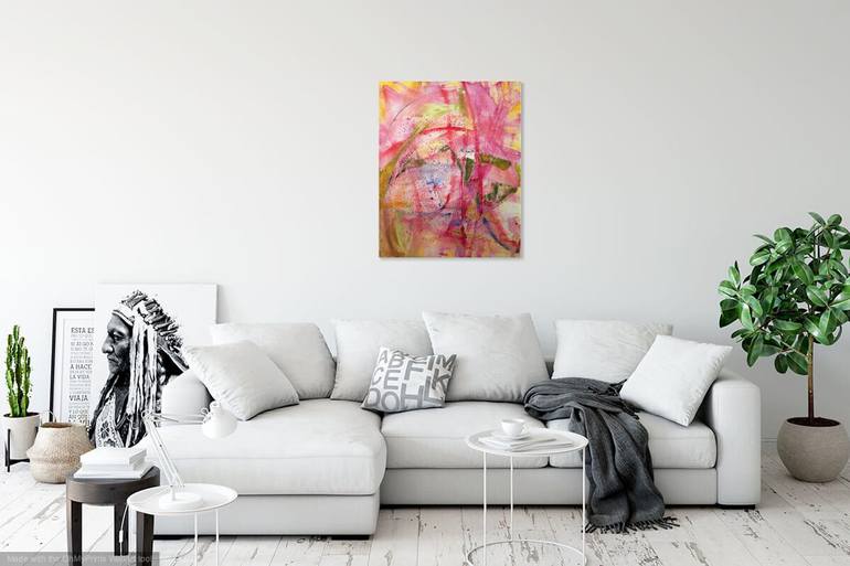 Original Abstract Expressionism Abstract Painting by Christel Haag