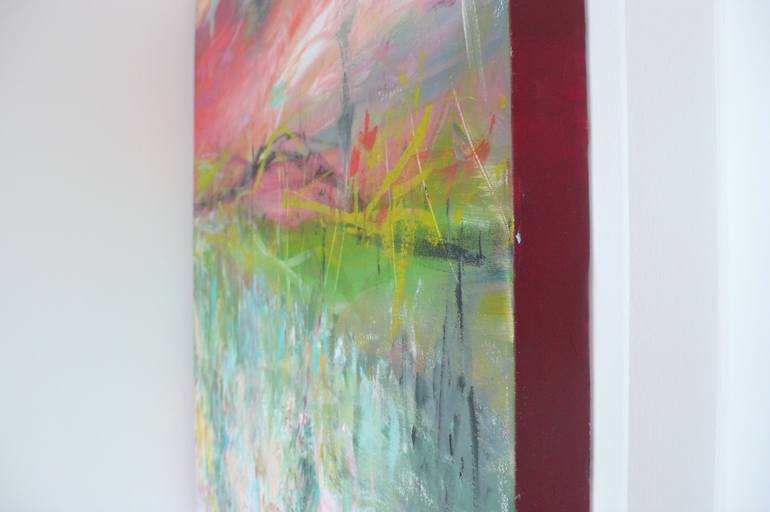 Original Abstract Expressionism Abstract Painting by Christel Haag