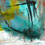 Close up of the painting