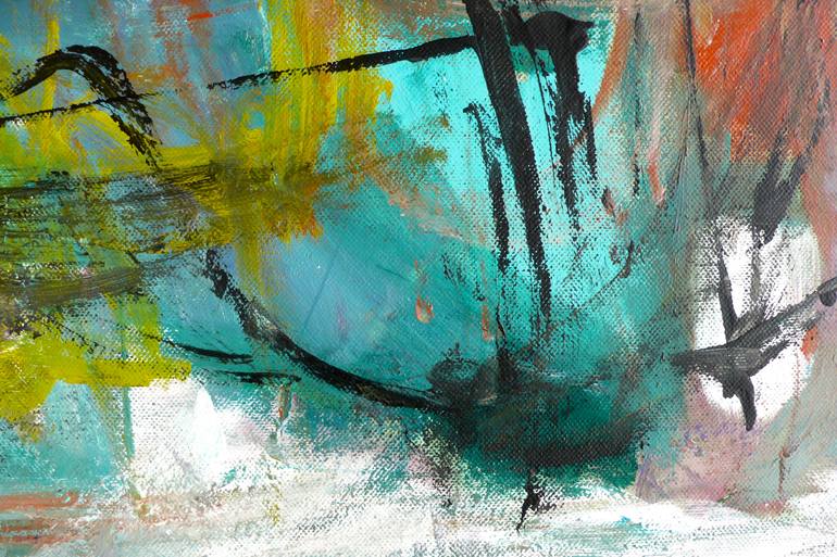 Original Abstract Expressionism Abstract Painting by Christel Haag