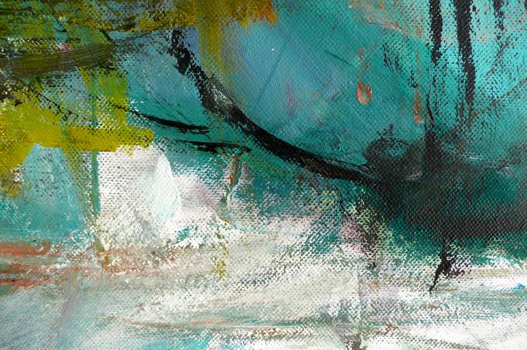 Original Abstract Expressionism Abstract Painting by Christel Haag