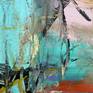Close up of the painting