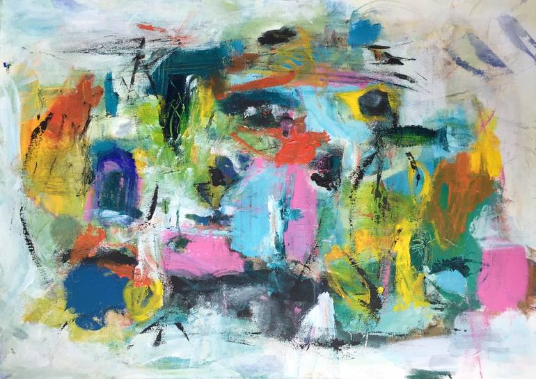 Jump In Painting by Christel Haag | Saatchi Art