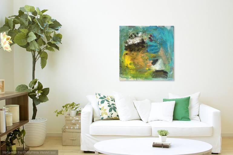 Original Conceptual Abstract Painting by Christel Haag