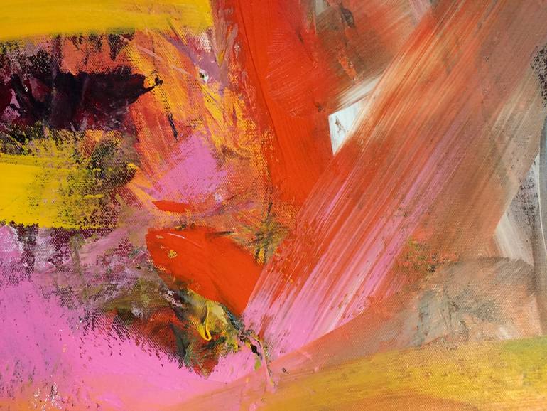 Original Abstract Expressionism Abstract Painting by Christel Haag