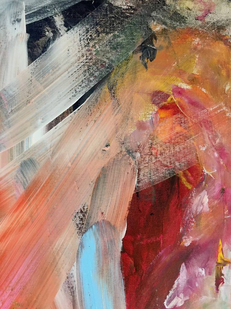 Original Abstract Expressionism Abstract Painting by Christel Haag